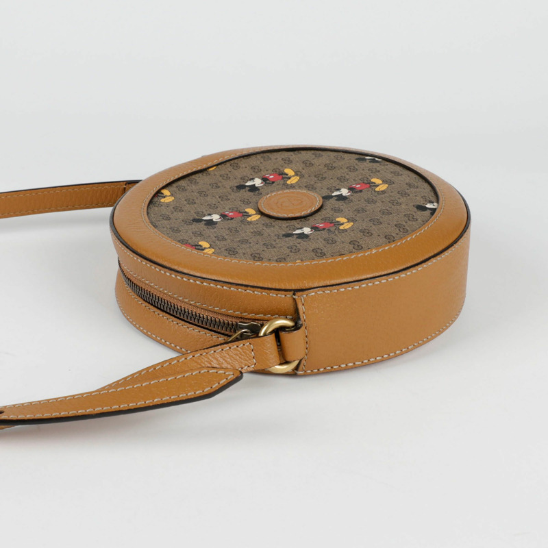 【包稅】GUCCI 迪士尼 GG 圓形 Supreme 米奇老鼠斜背包-2