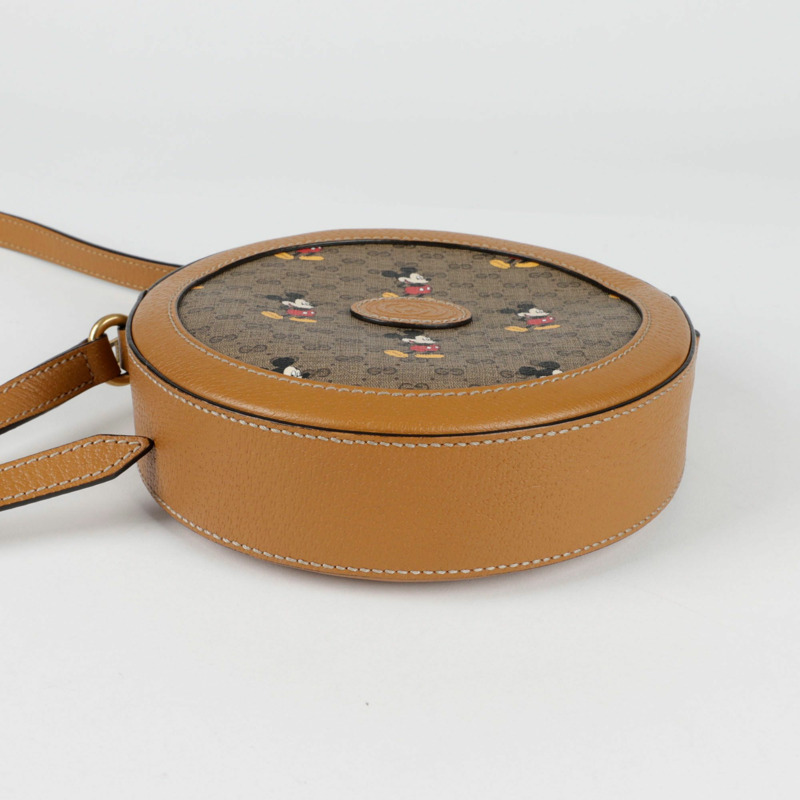 【包稅】GUCCI 迪士尼 GG 圓形 Supreme 米奇老鼠斜背包-3