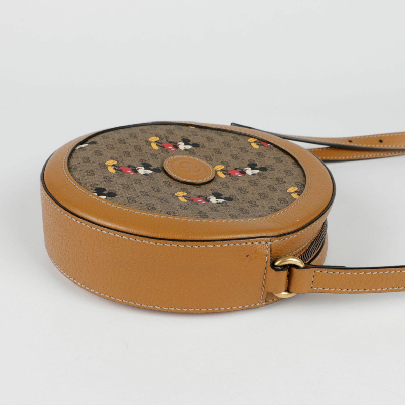 【包稅】GUCCI 迪士尼 GG 圓形 Supreme 米奇老鼠斜背包-4