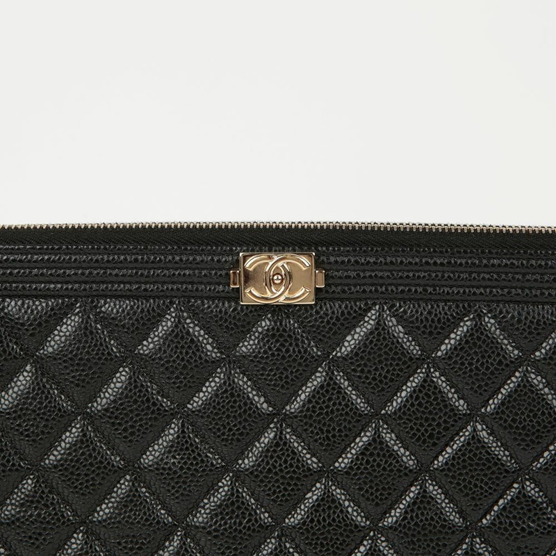 CHANEL Boy Caviar 大號手包 A84407-2
