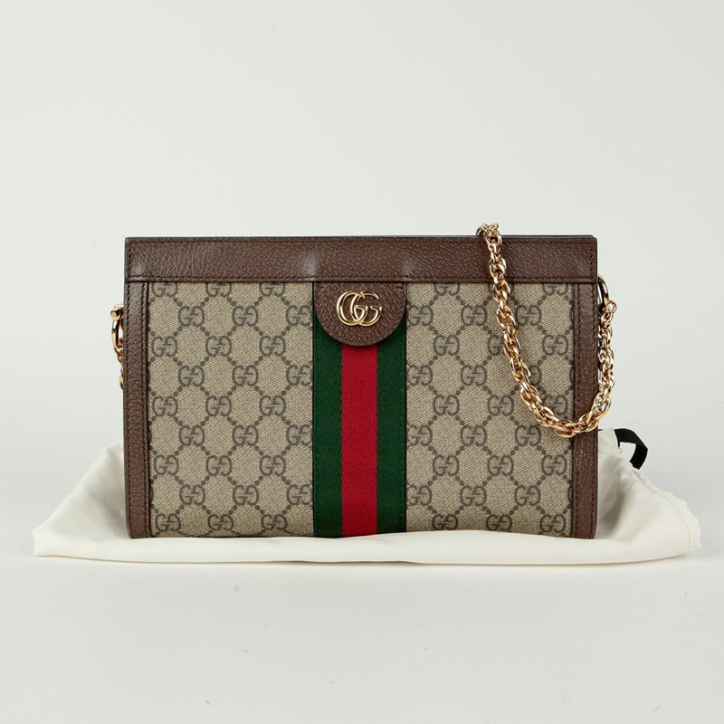 GUCCI Ophidia 鏈條小號斜背包-0