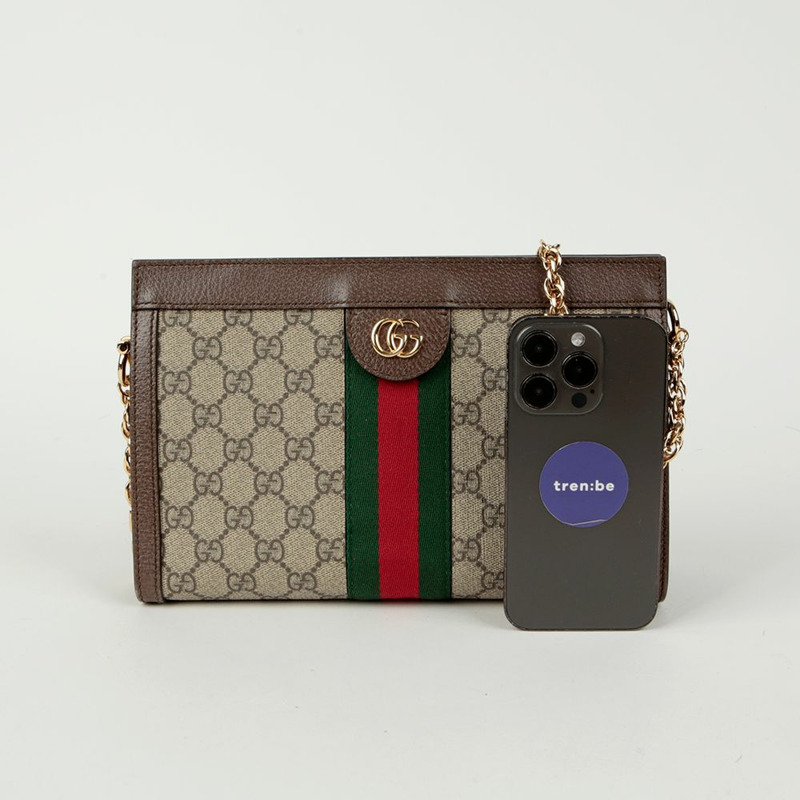 GUCCI Ophidia 鏈條小號斜背包-9