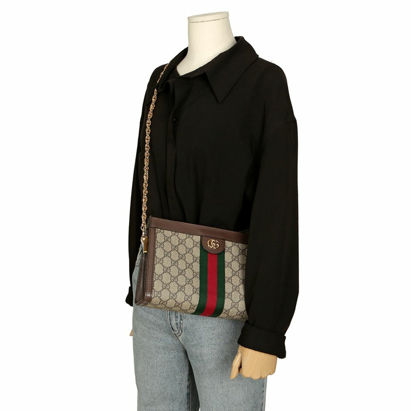 GUCCI Ophidia 鏈條小號斜背包-13