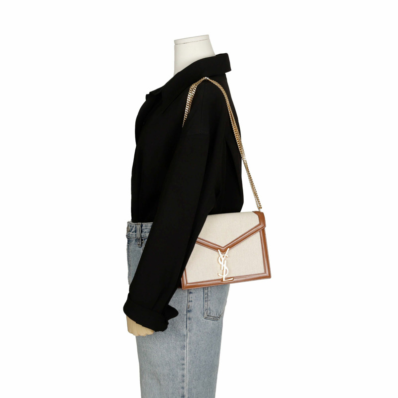 SAINT LAURENT Cassandra 單肩斜背包-10