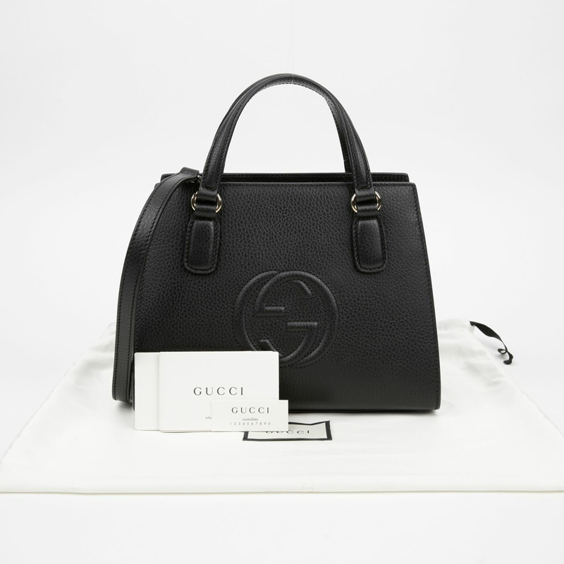 GUCCI Soho 小型托特單肩包-0