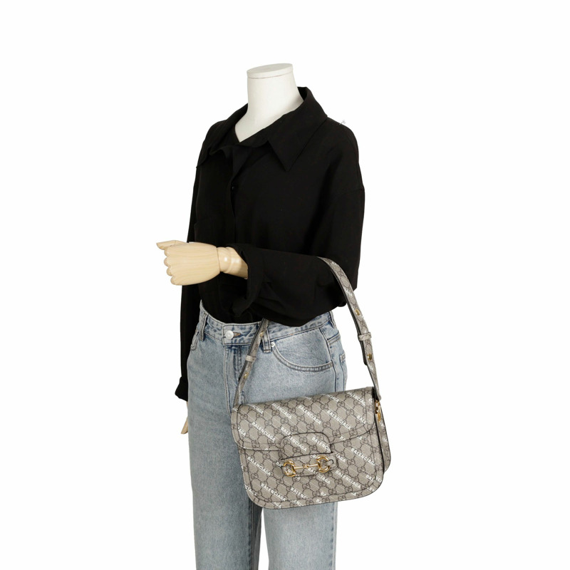 GUCCI Horsebit 1955 Hacker Project 小號肩斜背包 602204-8