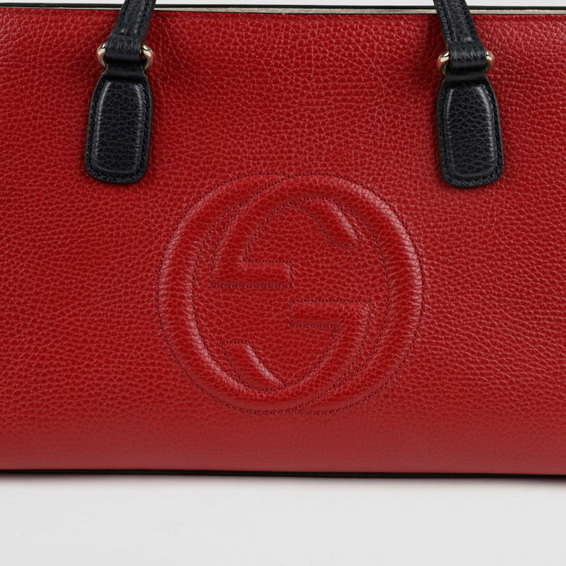 GUCCI Soho 頂部提把托特單肩包-1
