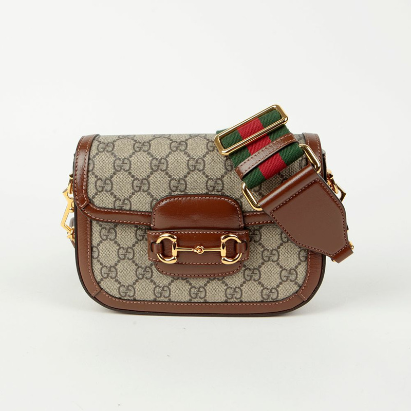 GUCCI Horsebit 1955 迷你斜背包-0