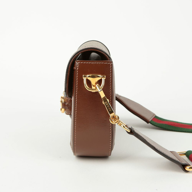 GUCCI Horsebit 1955 迷你斜背包-4