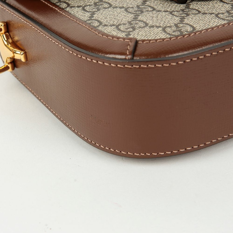 GUCCI Horsebit 1955 迷你斜背包-6