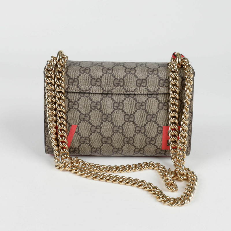 GUCCI 掛鎖 LOVE 斜背單肩包-4