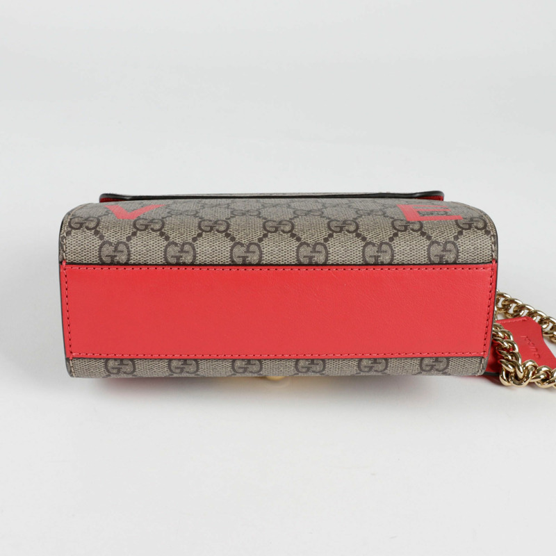 GUCCI 掛鎖 LOVE 斜背單肩包-5