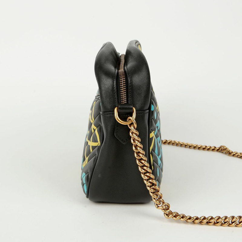 GUCCI GG Marmont Ghost Graffiti 小號單肩包-6