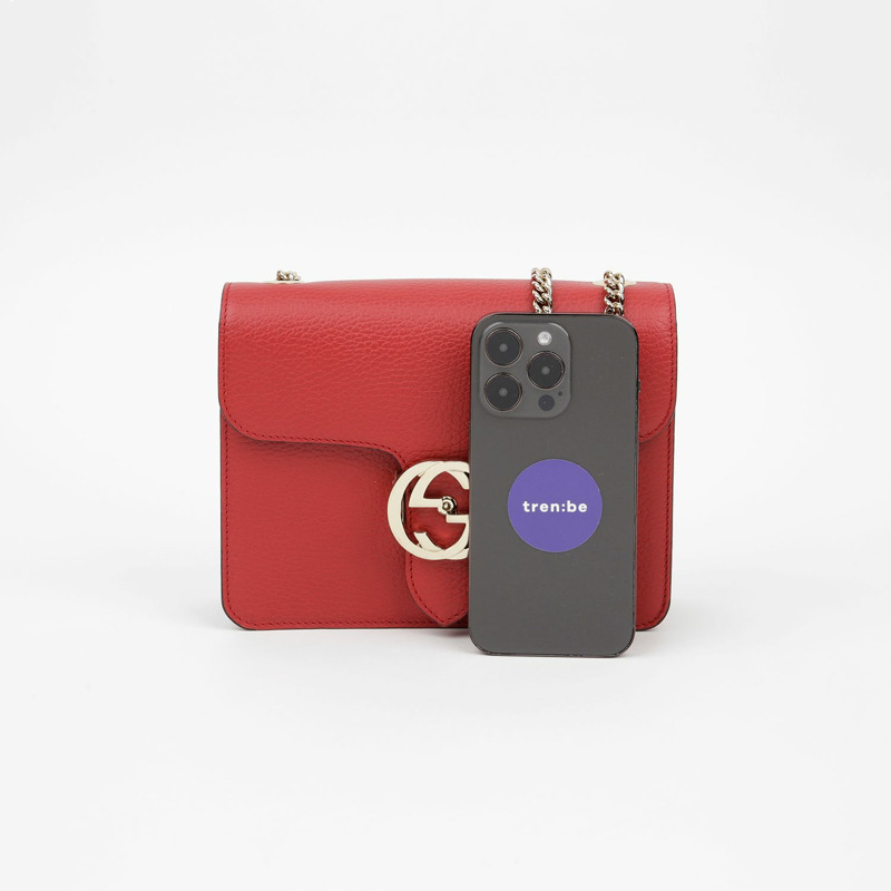 【包稅】GUCCI 510304 互扣鏈條單肩斜背包-5