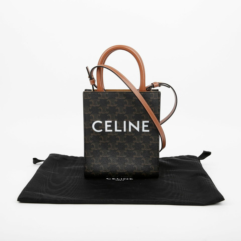CELINE Vertical Cabas 迷你托特單肩包 194372BZK