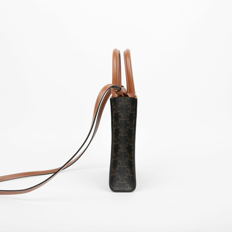 CELINE Vertical Cabas 迷你托特單肩包 194372BZK-3