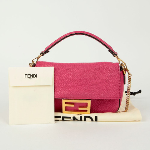 FENDI 8BS017 迷你法國麵包托特單肩包