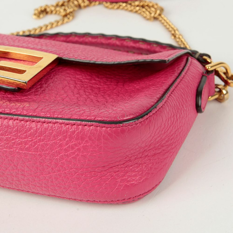 FENDI 8BS017 迷你法國麵包托特單肩包-10