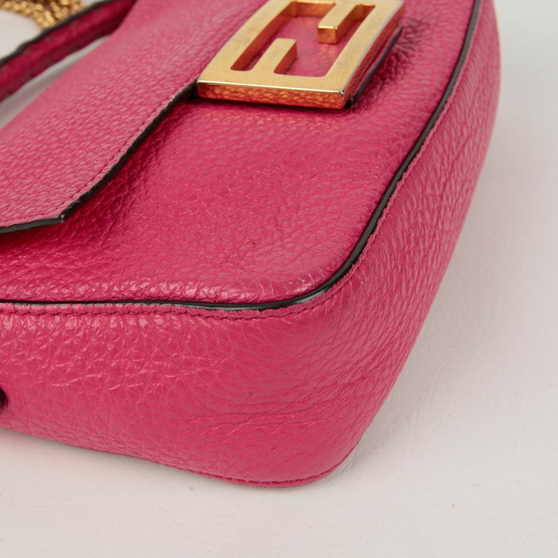 FENDI 8BS017 迷你法國麵包托特單肩包-11