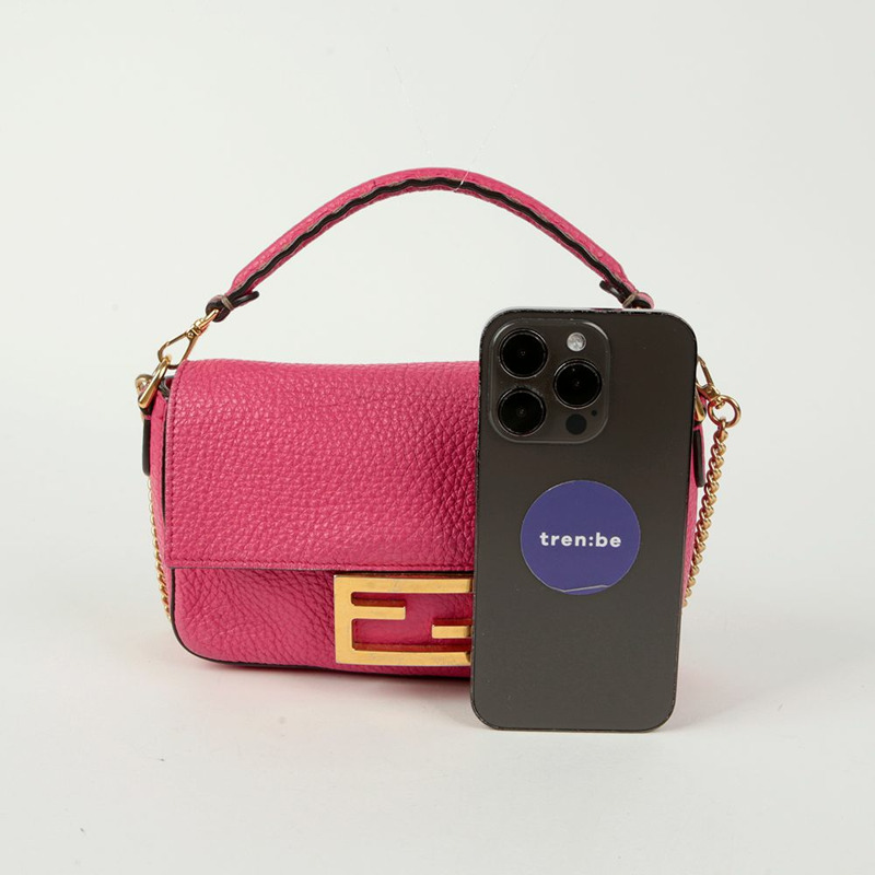 FENDI 8BS017 迷你法國麵包托特單肩包-12