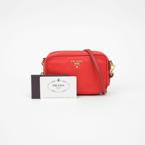 PRADA 尼龍迷你肩斜背包