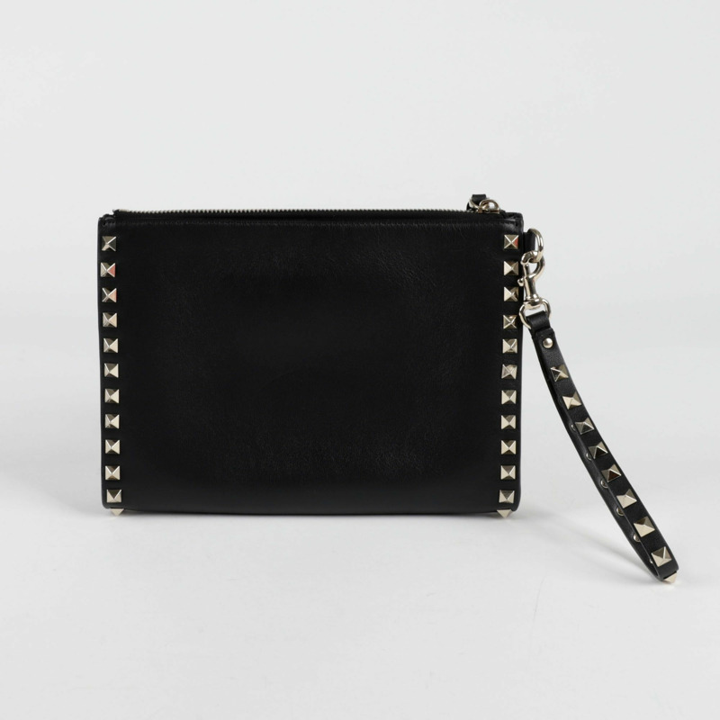 VALENTINO Rockstud 肩帶手拿包-2