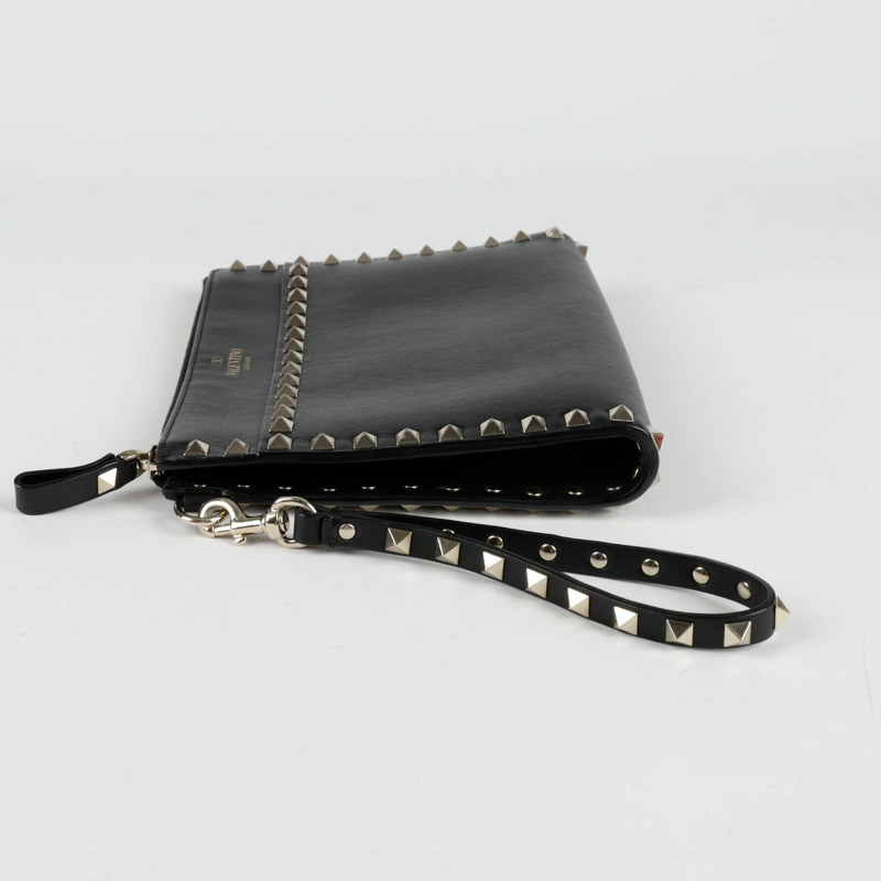 VALENTINO Rockstud 肩帶手拿包-4