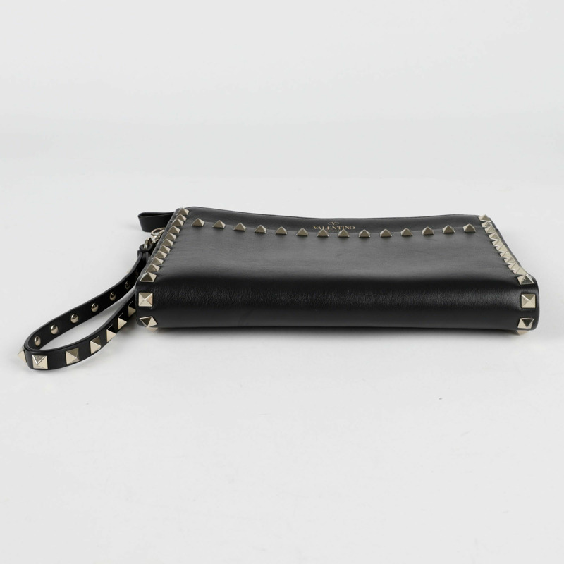 VALENTINO Rockstud 肩帶手拿包-5