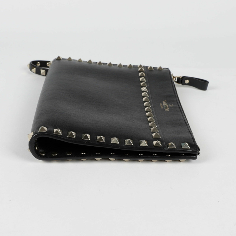 VALENTINO Rockstud 肩帶手拿包-6