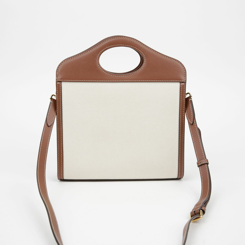 【包稅】BURBERRY 口袋迷你手提單肩包-4