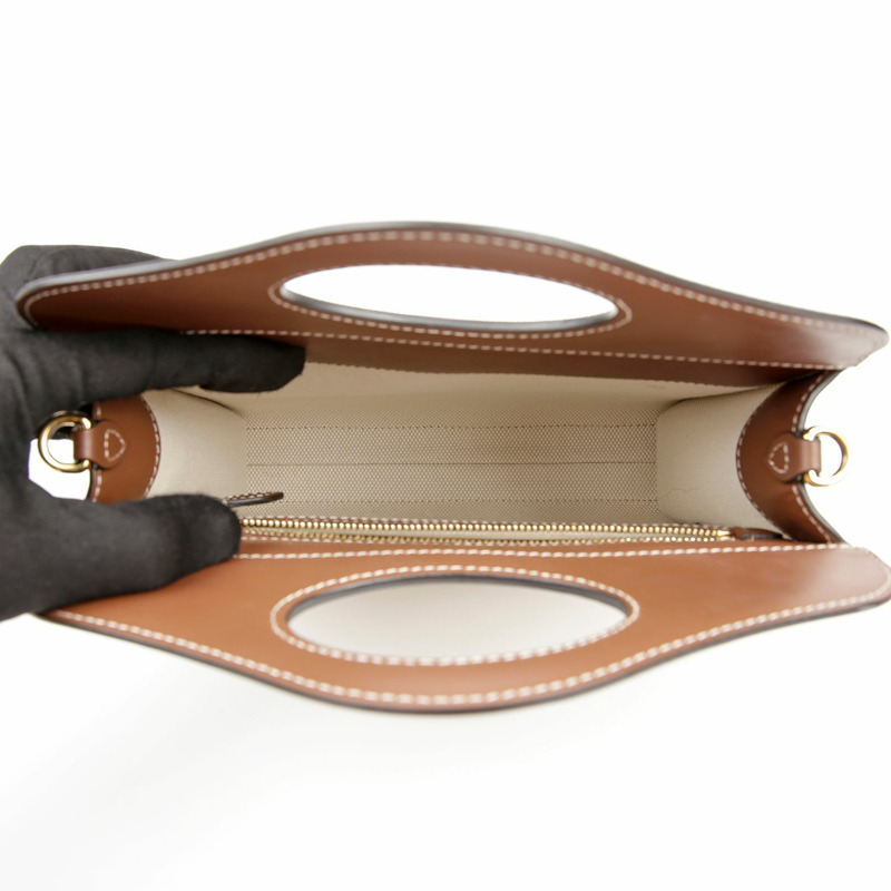 【包稅】BURBERRY 口袋迷你手提單肩包-8