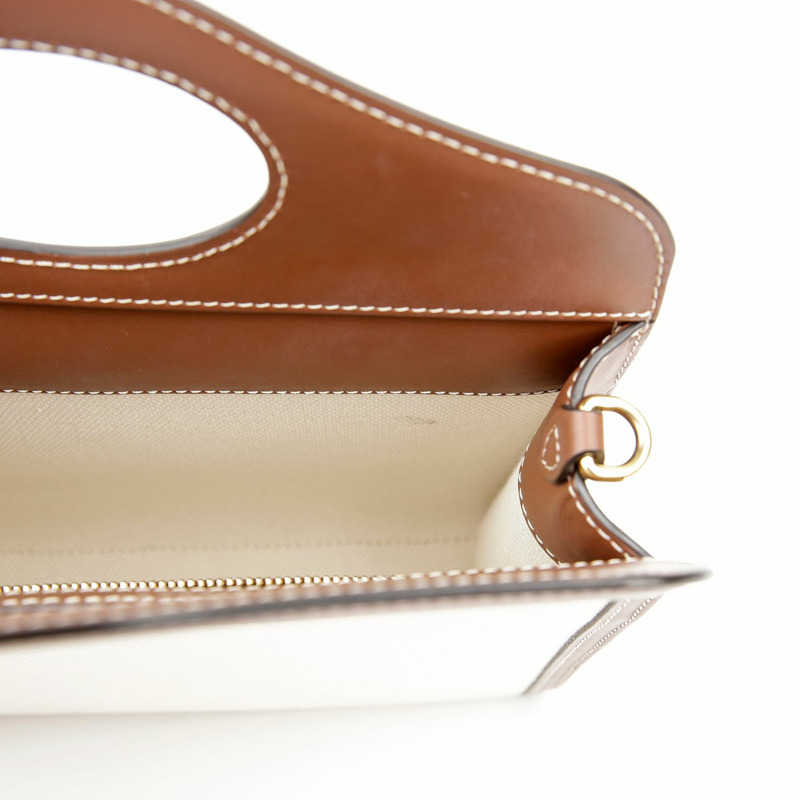 【包稅】BURBERRY 口袋迷你手提單肩包-9