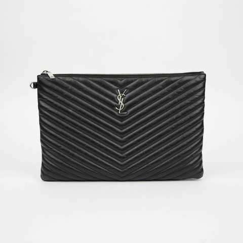 SAINT LAURENT Monogram 資料夾手拿包 440222