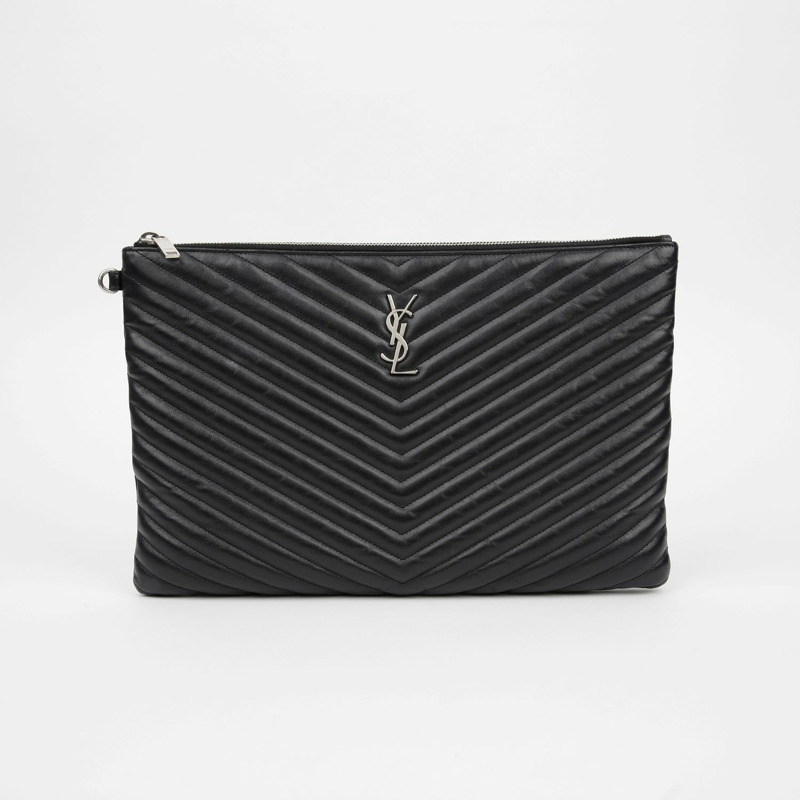 SAINT LAURENT Monogram 資料夾手拿包 440222-0