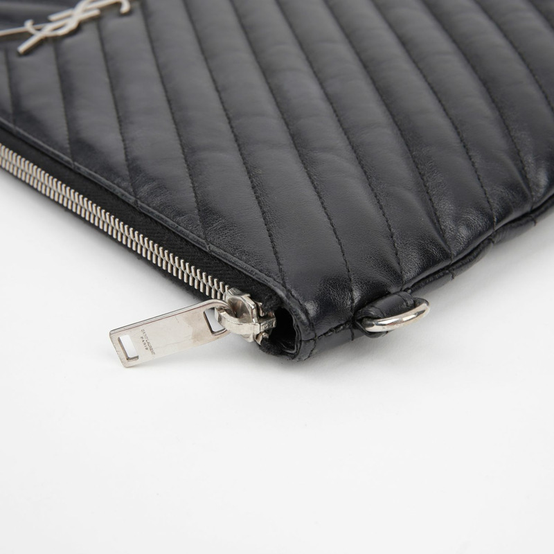 SAINT LAURENT Monogram 資料夾手拿包 440222-8