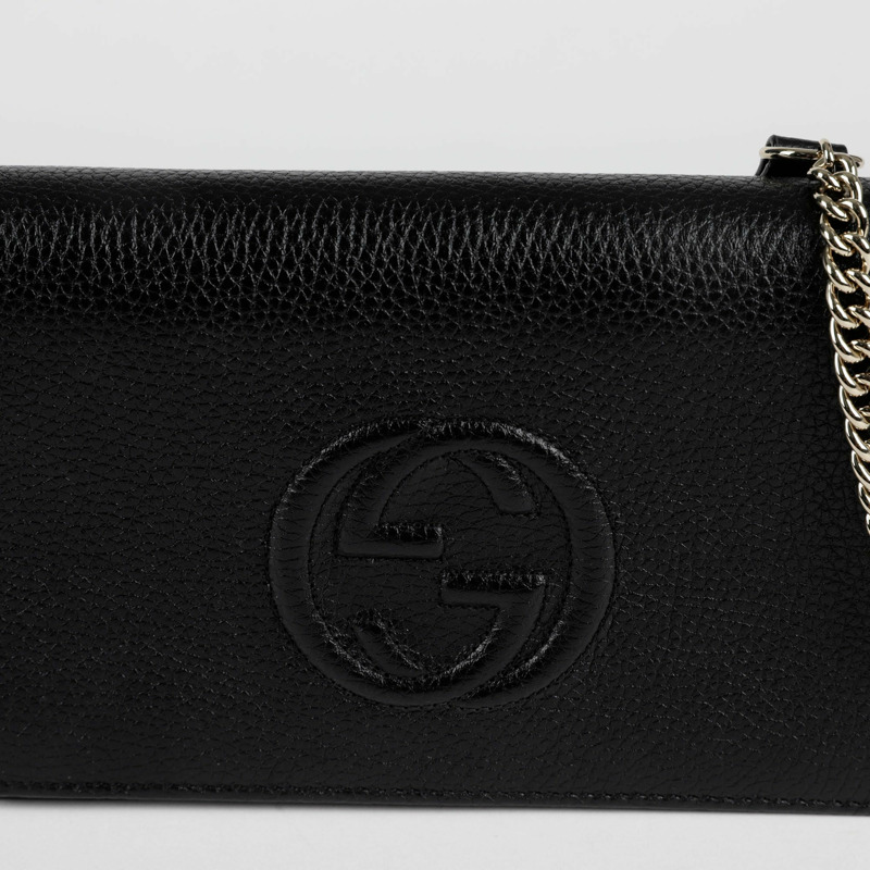 GUCCI 互扣式 Soho 鏈條單肩斜背包-1