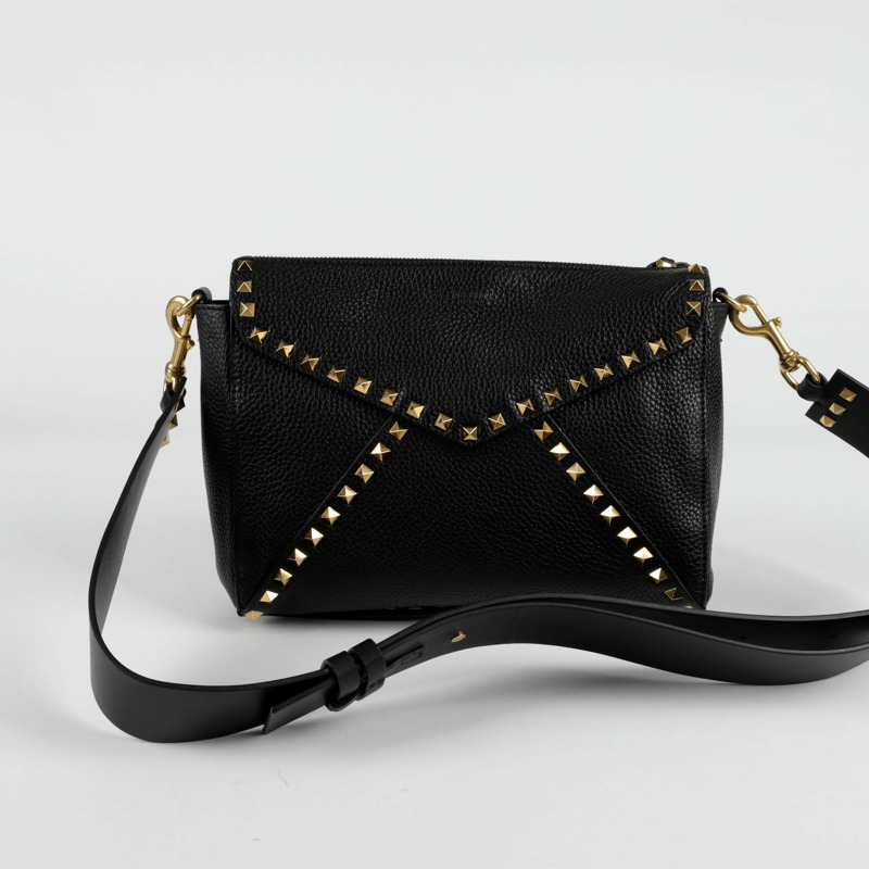 VALENTINO Rockstud 肩斜背包 2B0E56-2