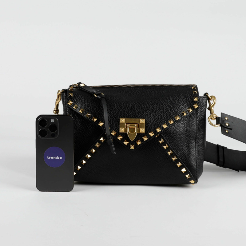 VALENTINO Rockstud 肩斜背包 2B0E56-6