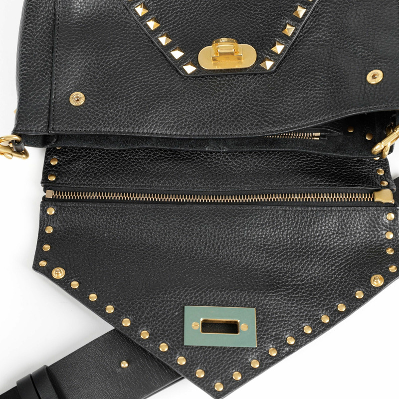 VALENTINO Rockstud 肩斜背包 2B0E56-7