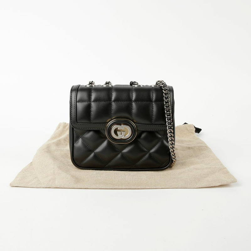 【包稅】GUCCI 裝飾迷你鏈條單肩包-0