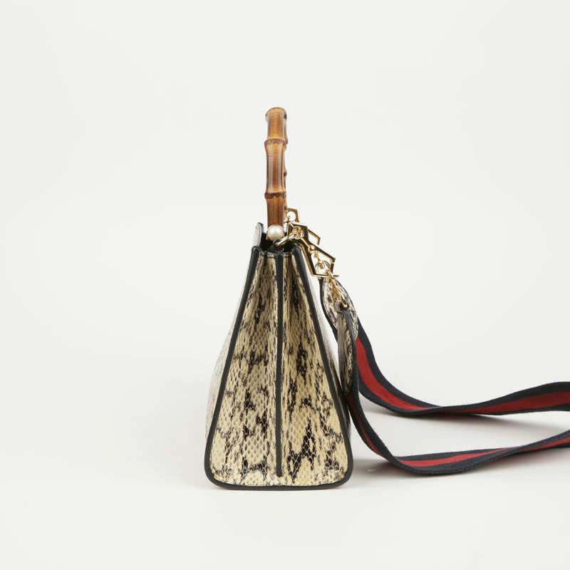 【包稅】GUCCI 睡蓮竹製手提包與肩背包-3