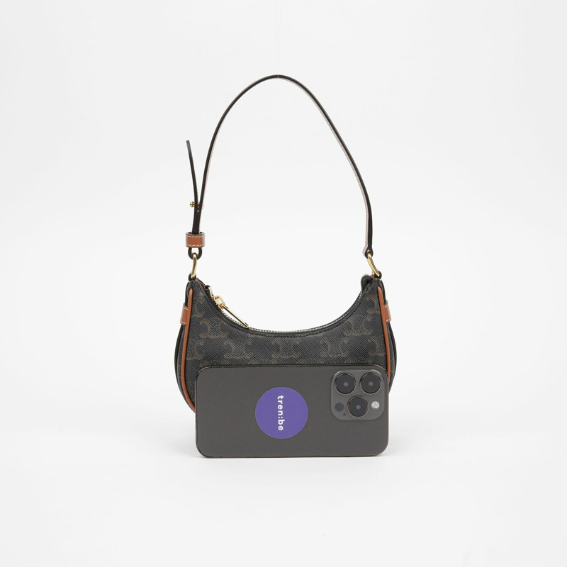 CELINE 10I602DS1 Ava 迷你 Hobo 單肩包-5