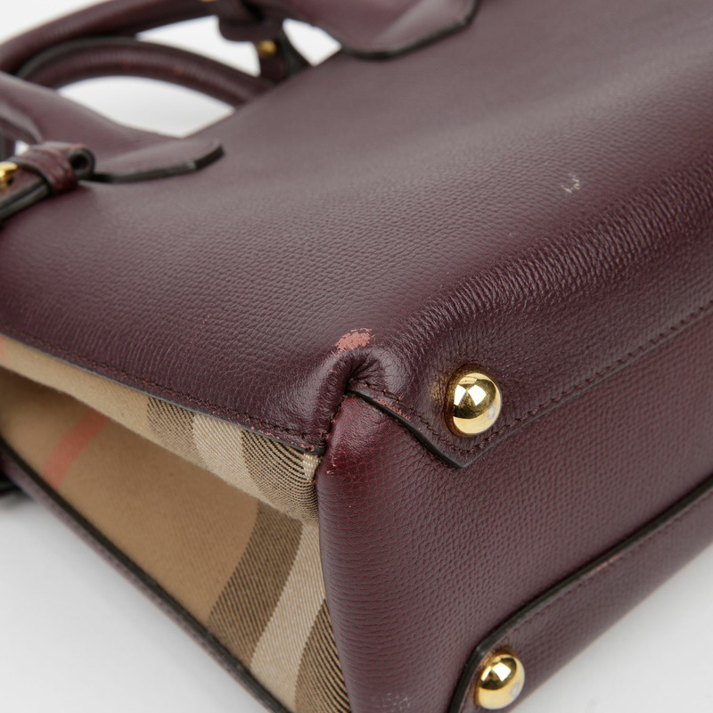 BURBERRY Banner 小號托特單肩包-9