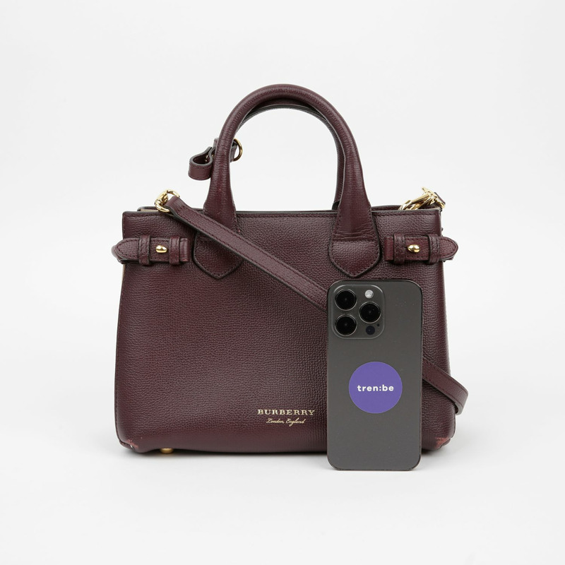 BURBERRY Banner 小號托特單肩包-13