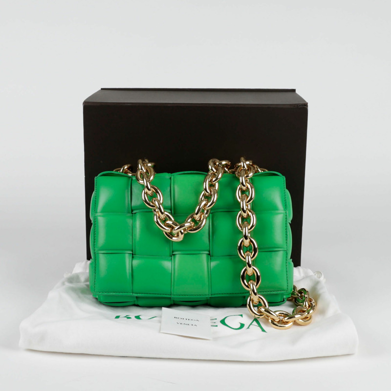 BOTTEGA VENETA 鏈條卡式肩斜背包-0
