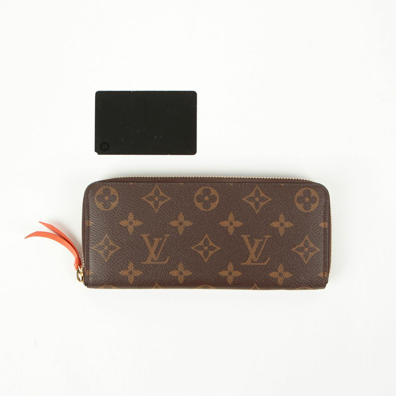 LOUIS VUITTON Clemence 拉鍊長錢包-6