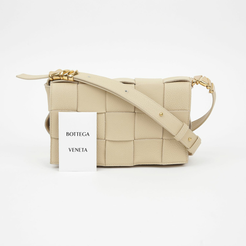BOTTEGA VENETA Intrecciato 盒式單肩斜背包-0