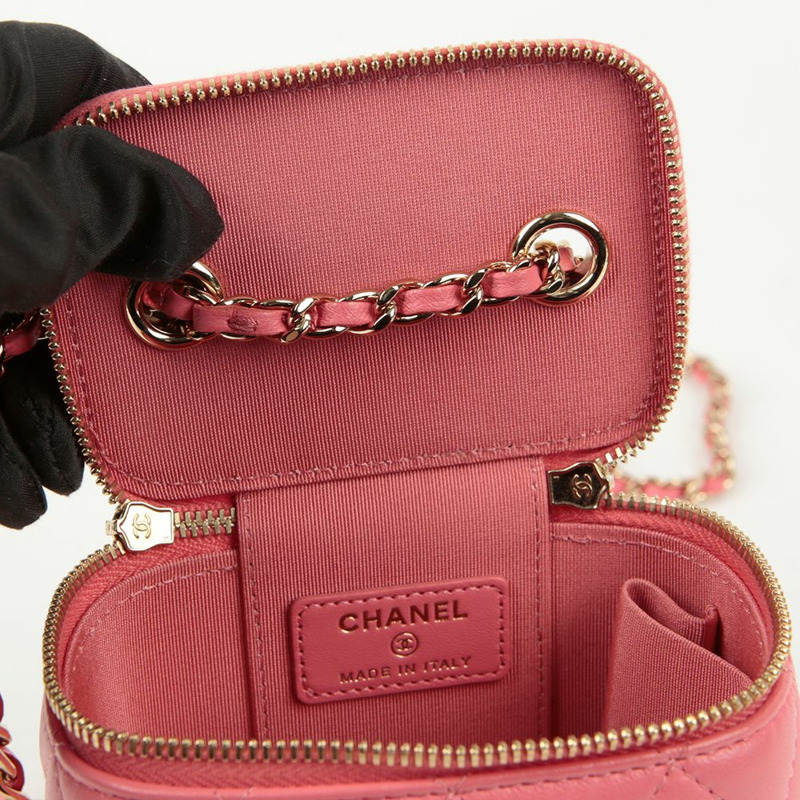 CHANEL Vanity 迷你化妝鏈斜背包-8