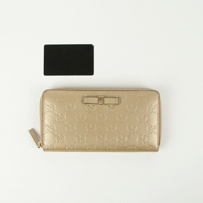 GUCCI 絲帶長錢包-7