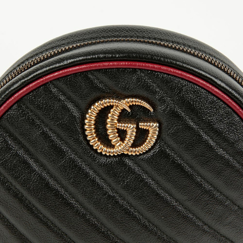 GUCCI 550154 Marmont 迷你圓形單肩斜背包-2